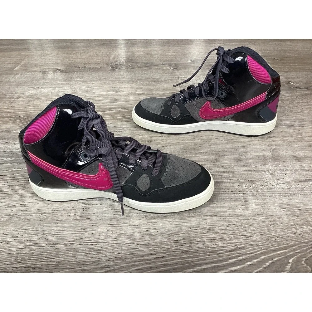 Nike Son Of Force Gray Black And Purple Womens Size 8 Shoes Sneakers 616303-005